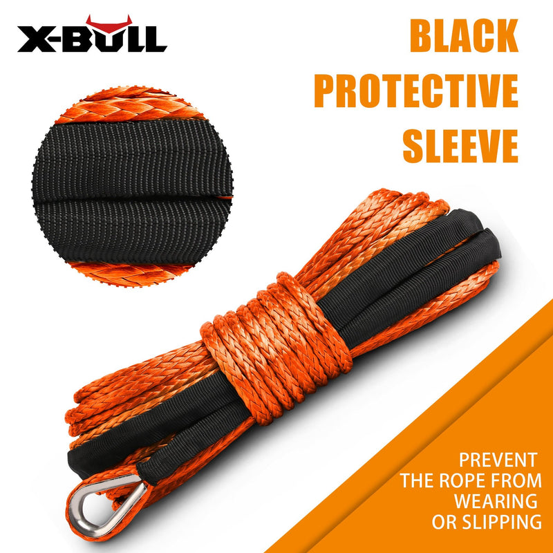 X - BULL Winch Rope Dyneema Synthetic Rope 5.5mm x 13m Tow Recovery Offroad 4wd - NuSea