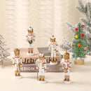 2 sets of 10 Nutcracker Puppets 12cm Christmas Tree Decoration Hanging Ornaments
