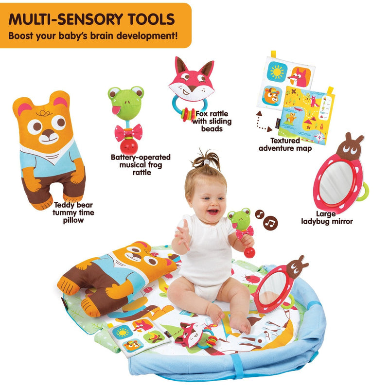 Yookidoo Gymotion Play N Nap Multi - function Infant Gym - NuSea