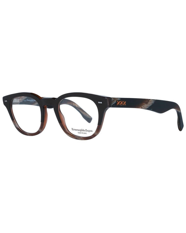 Zegna Couture Men's Brown Optical Frames - One Size - NuSea