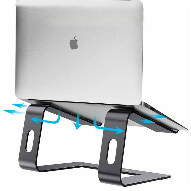 Portable Aluminium Laptop Stand Tray Cooling Riser Holder For 10-17" in MacBook_3
