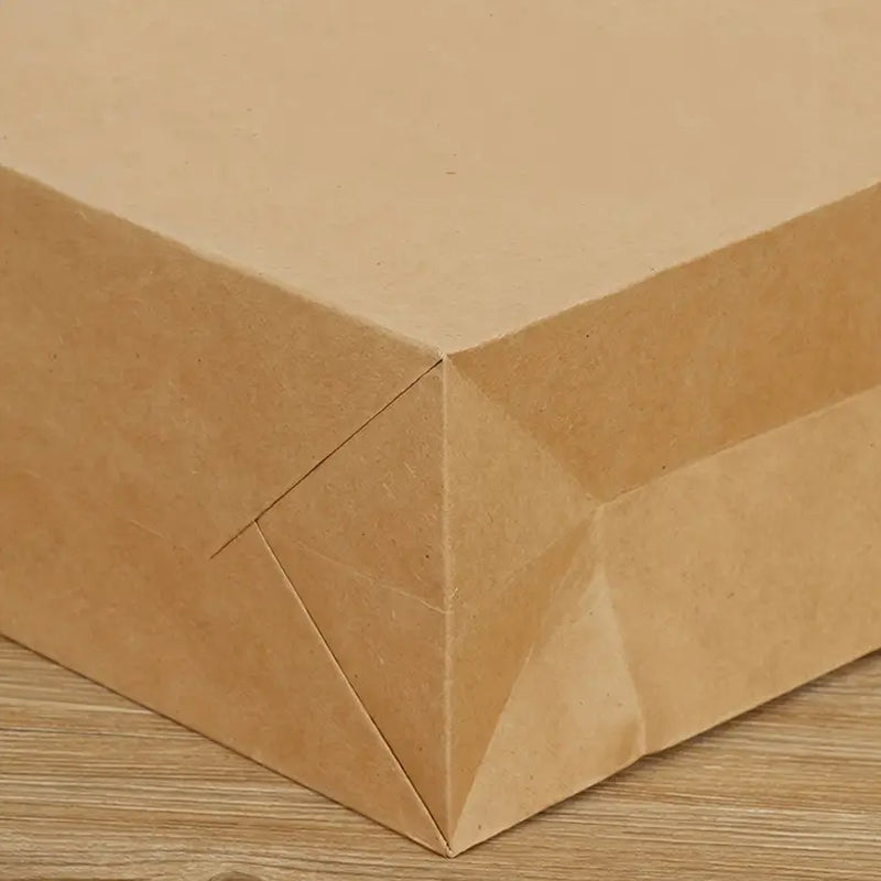 50pcs Brown Kraft Paper Bags with Handle for Gifts and Souvenirs - Available in S, M, L_9