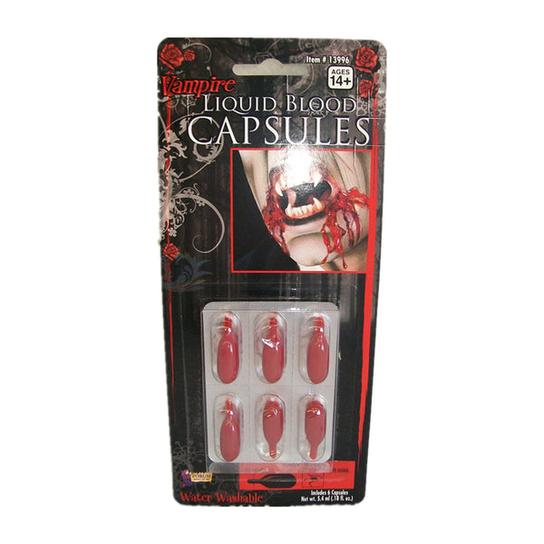 Halloween Blood capsules on card - NuSea