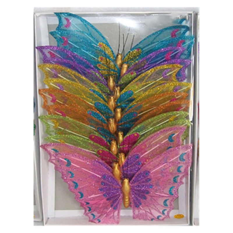 12 PCS BUTTERFLIES WITH MAGNET - NuSea