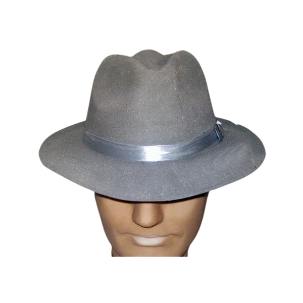 Grey feltex gangster hat - NuSea