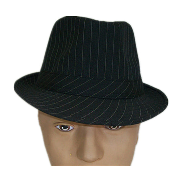 black cotton modern trilby hat - NuSea