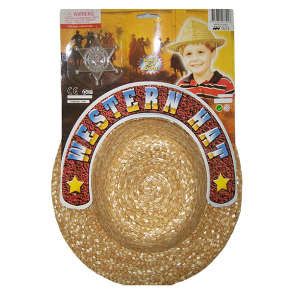2x Western hat  with  badge - NuSea