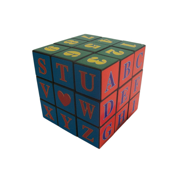 4x Magic cube with nubers and alphabet - NuSea