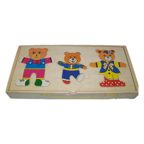 Wooden bear puzzle large - NuSea