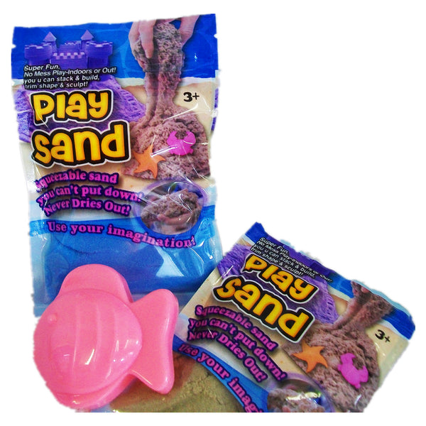 6x Kinetic Magic play Sand with mould - NuSea