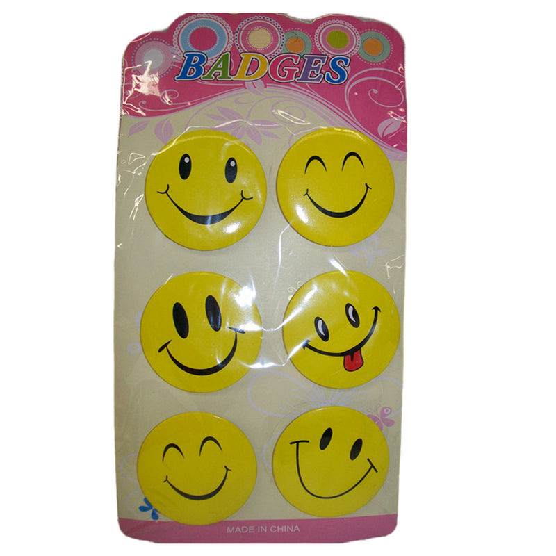 Smiley face badges large - NuSea