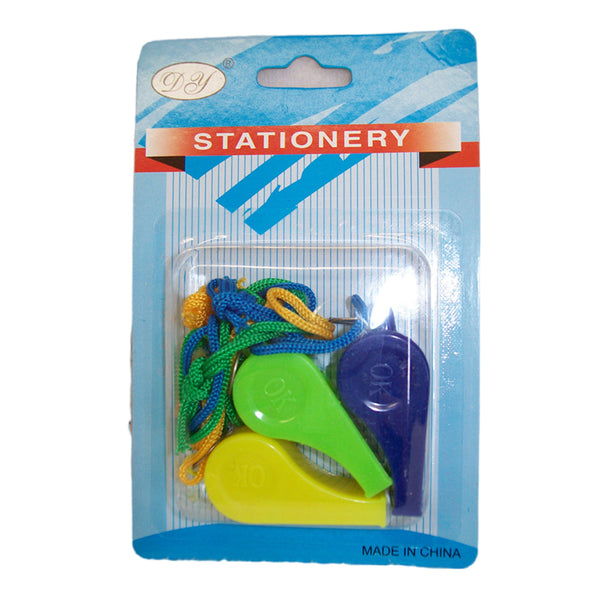 Plastic  whistles on card - NuSea