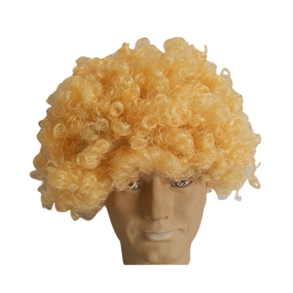 Large gold Afro wig - NuSea